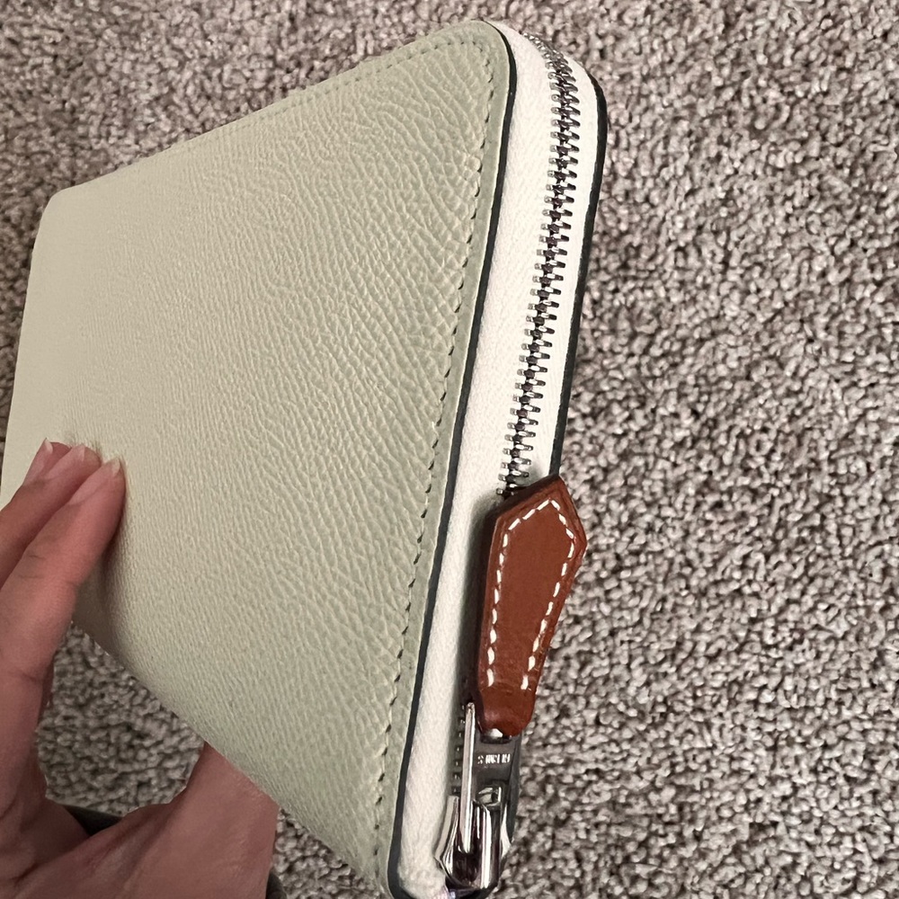 Hermes // silk in wallet vert fizz - Picture 2 of 4